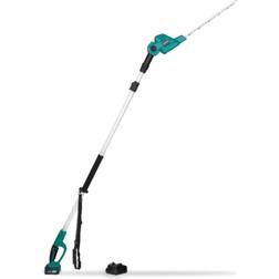VONROC VONROC Teleskopisk hækkeklipper 20V (Inkl. 4.0Ah batteri og hurtigoplader) Vippbart blad Udtrækkelig stang (200-260 cm)