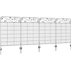 OutSunny Decorative Garden Fencing 4PCs 43in Border Edging