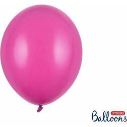 PartyDeco 100 stk Metallic fuchsia balloner str 5"