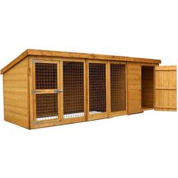 Waltons 12x4 Berkshire Dog Run & Kennel