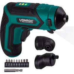 VONROC VONROC Batteri skruemaskine 4V Inkl. 9 dele bits