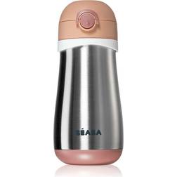 Beaba Gourde inox 350 ml anse Old pink