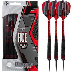 Harrows Ace Rubberised Non Slip Steel Tip Darts