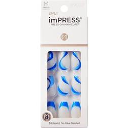 Kiss Kiss imPRESS Press-On Manicure Medium Coffin Fake Nails