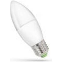 LED C37 E27 230V 6W WW Spectrum