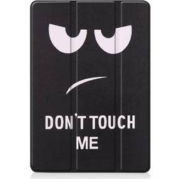 MTK iPad 10.2 Pattern Tri-fold Stand Tablet Case Touch Me