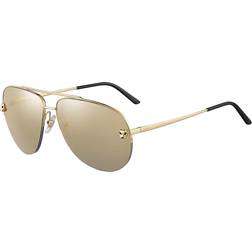 Cartier CT0065S 002 Aviator Gold