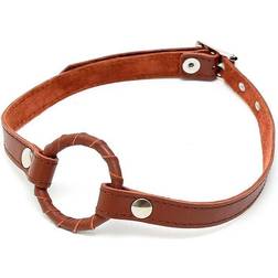 Rimba O-ring Gag Læder Brun