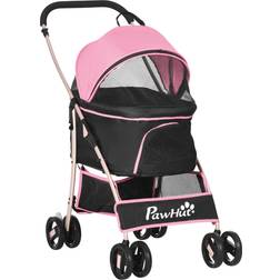 Pawhut Detachable Pet Stroller 3-In-1 Dog Cat Travel Carriage