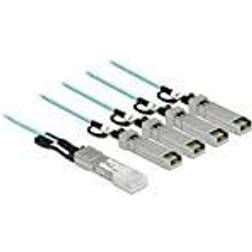 DeLock Active Optical Cable QSFP+ SFP+ 3