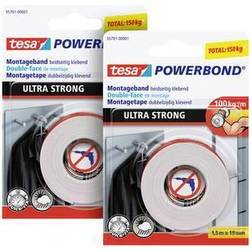 TESA Ultra Strong 55791 Nastro Per Fissaggio (L x L) 1.50 m x 19 mm 2 pz