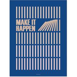 Vissevasse 50x70 Make It Happen Plakat