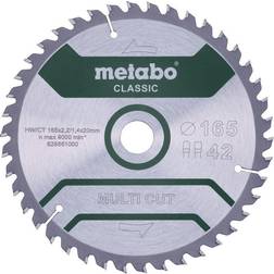 Metabo 628661000 Multi Cut Cirkelsågblad 165 x 20 x 42T Laminat Plast Aluminium
