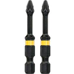 Dewalt Pozi Extreme Impact Torsion Screwdriver Bit PZ2 50mm Pack of 2