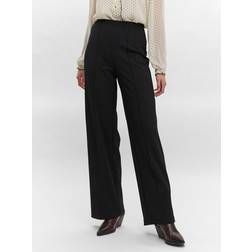 Vero Moda Vmbecky Hr Wide Pull-On Pant Noos Trouser - Black