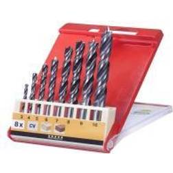 Kwb 8-Piece CV Wood Drill Bit Set