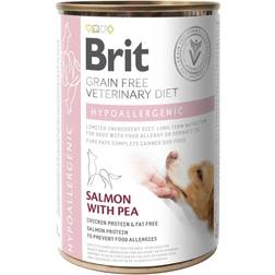 Brit Veterinary Diet Dog Hypoallergenic Grain Free Salmon & Pea 400