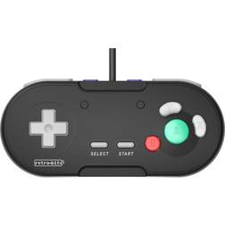 Retro-Bit LegacyGC Manette Filaire pour Nintendo Gamecube Jet Black Connexion d'origine