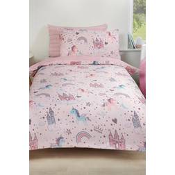 Dreamscene Unicorn Kingdom Duvet Cover with Pillowcase