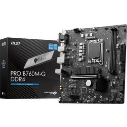 MSI PRO B760M-G DDR4 12th/13th Gen M.2 Slots