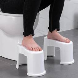 WC-jakkara 2-osainen Ummetukseen Squatty Potty White