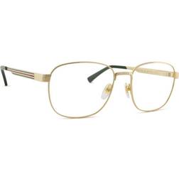 Gucci GG1225O 002 De Vue Homme Dorées (Seulement Monture)