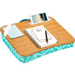 LapGear ï¿½ Designer Lap Desk, 17-3/4" x 13-3/4" Aqua Trellis