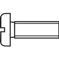 Toolcraft 800272 Cylinderskruer M6 DIN 84 ISO 1207 1Stk.