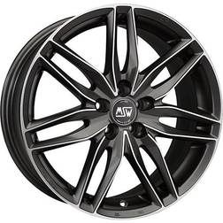 MSW 24 Alloy Wheels Matt Gun Set of 4