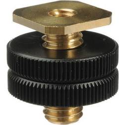 Rycote 37302 Hot Shoe to 3/8in Male Thread Adaptor