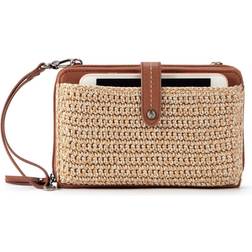 The Sak Women's Iris Crochet Smartphone Convertible Crossbody Wallet Bamboo Static