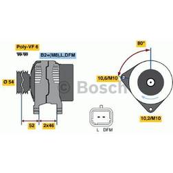 Bosch Alternator 4624 150 A