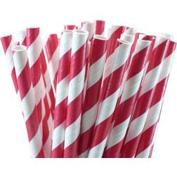 PartyDeco Straws Cardboard 10pcs