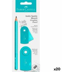 Faber-Castell "Sæt med Blyanter Turkisblå 3,8 mm (20 enheder)