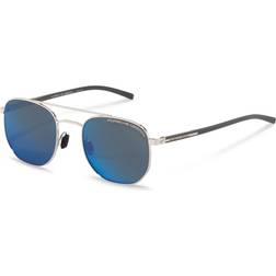 Porsche Design P8695 D 51 Lunettes De Soleil Homme Argentées