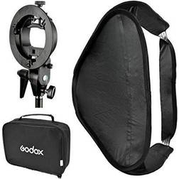 Godox S2 Speedlite Bracket with Softbox & Carrying Bag Kit