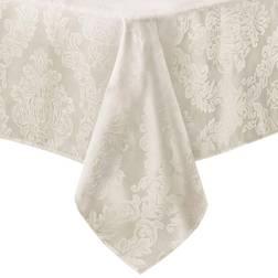 Elrene Barcelona Jacquard Damask Tablecloth White