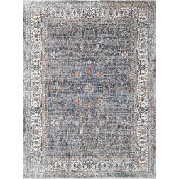 Amer Rugs Floral Vermont Glidel Gray, Black