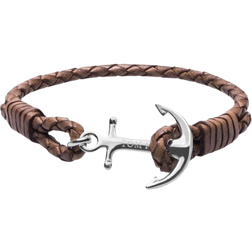 Tom Hope Bracelet - Silver/Brown