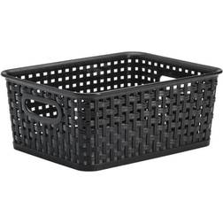 Plast1 Wicker Small 5L Black Kurv 26cm