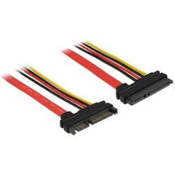 DeLock Extension cable SATA 6 Gb/s 22 pin plug pin receptacle