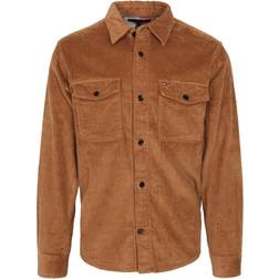 Tommy Hilfiger Corduroy Overshirt Gwj - Desert Khaki Male