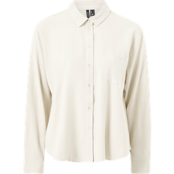 Vero Moda Vmjesmilo-Maglietta Wvn Ga Noos - Bianco