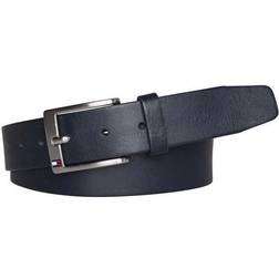Tommy Hilfiger Herren Gürtel New Aly Belt Ledergürtel - Blau