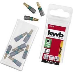 Kwb Titanium Bit Set T20 25mm 10 Stk