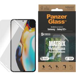 PanzerGlass Matrix Hybrid Glass Ultra-Wide Fit with AlignerKit Screen Protector for Galaxy S23 Plus