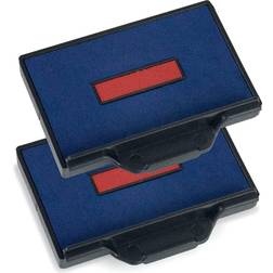 Trodat Cuscinetto per timbri manuali 6/56/2 83493 56 x 33 mm (L x A) Blu-rosso 2 pz