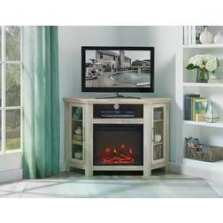 Walker Edison Fireplace Media TV Bench 48x32"