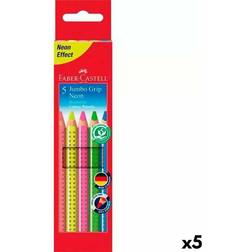 Faber-Castell Farveblyanter Multifarvet Neon (5 enheder)