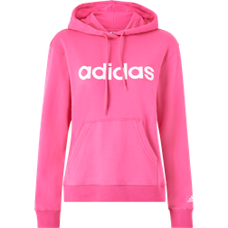 adidas Essentials Linear Huvtröja Damer Ljusgrå